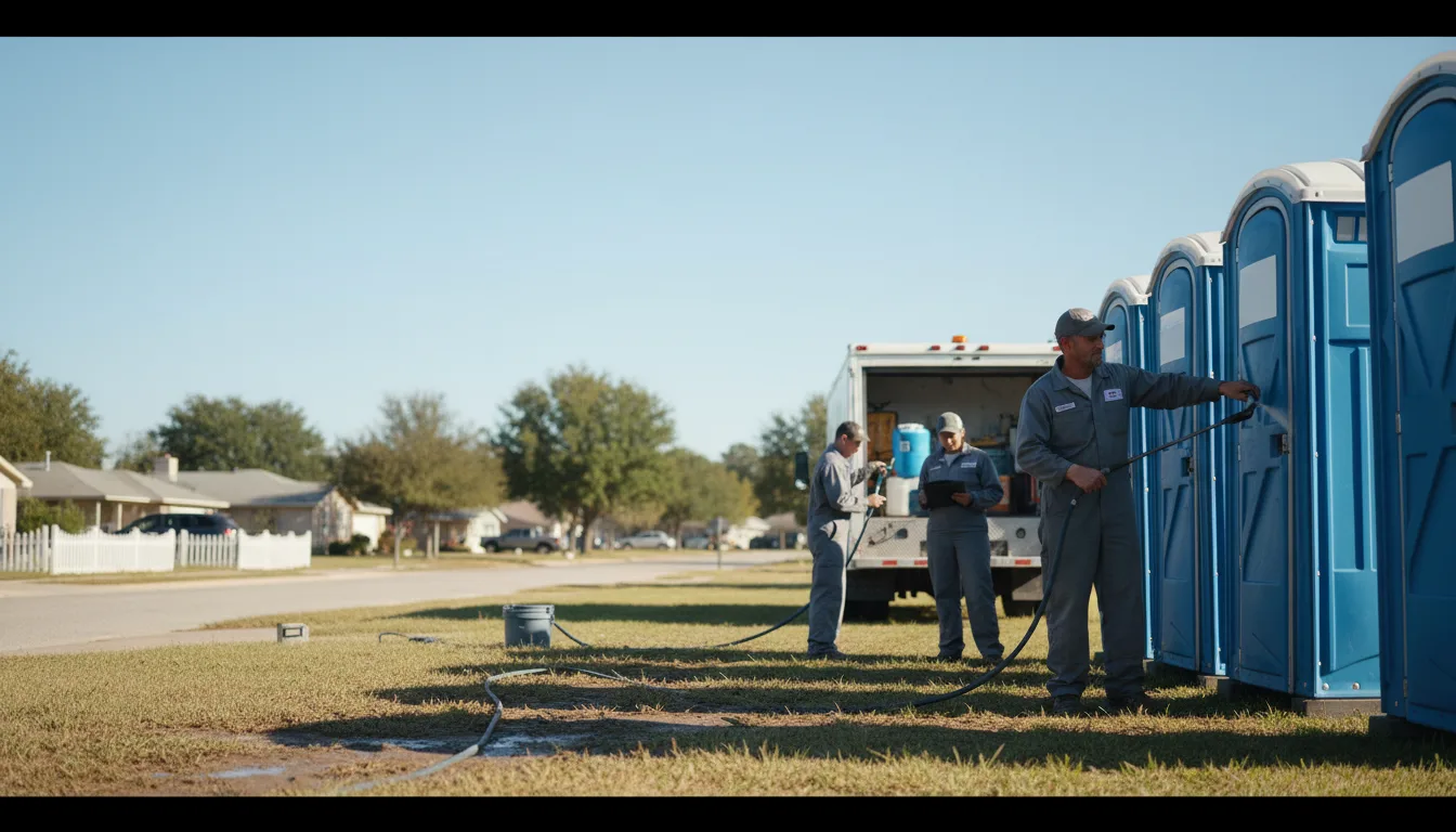 Long-Term Portable Toilet Rental in Nashville, GA near me